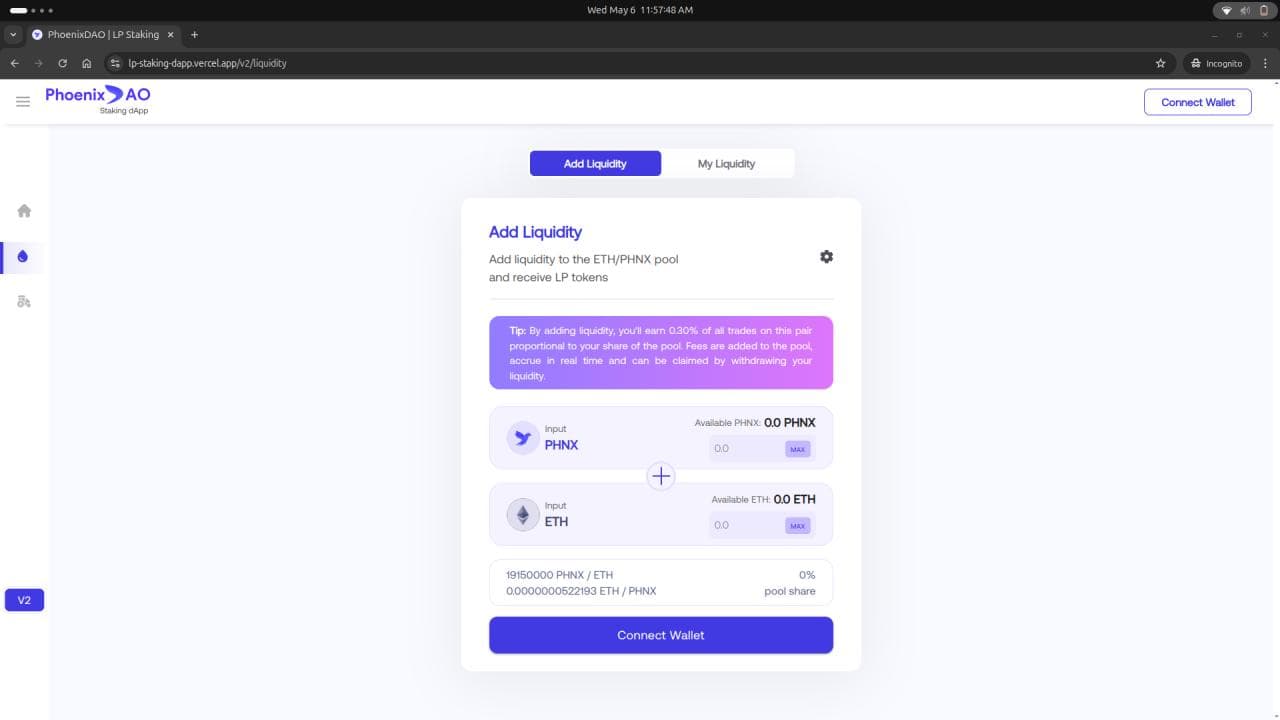 PhoenixDAO LP Staking